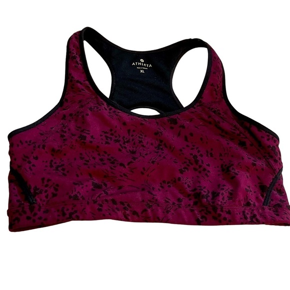 Athleta Patterned Sports Bra - Picture 3 of 10